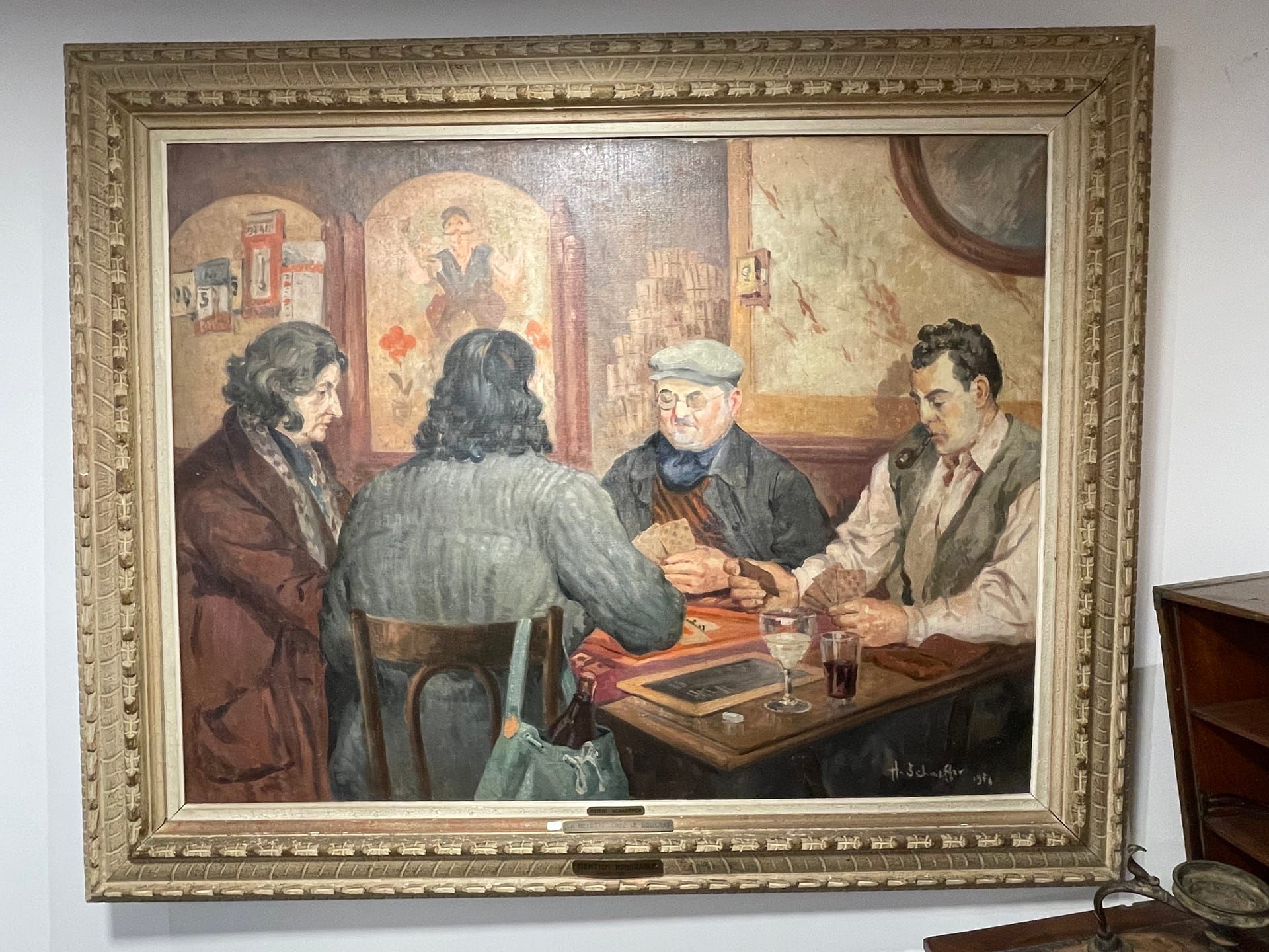 Henri Schaeffer, La belote chez le bougnat