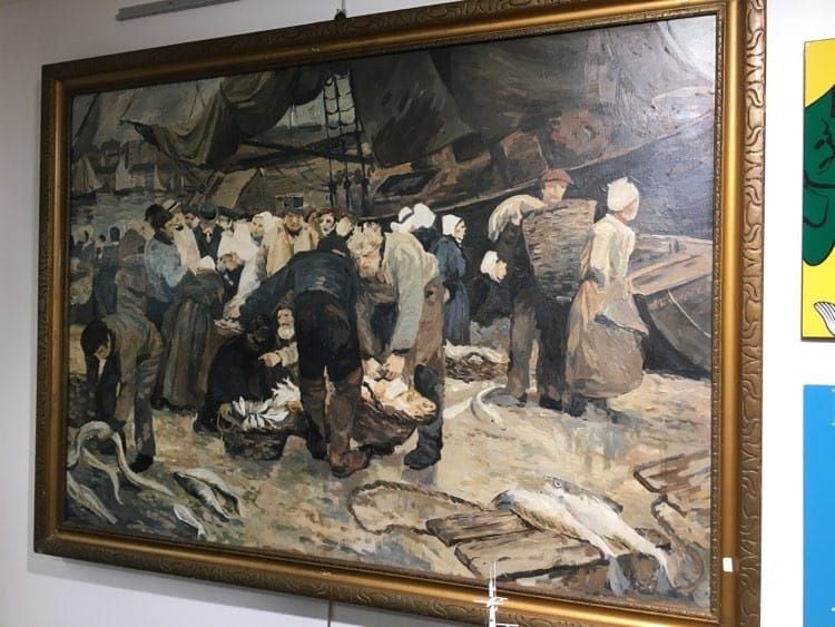 Victor Gabriel Gilbert - Debarquement du poisson à Dunkerque