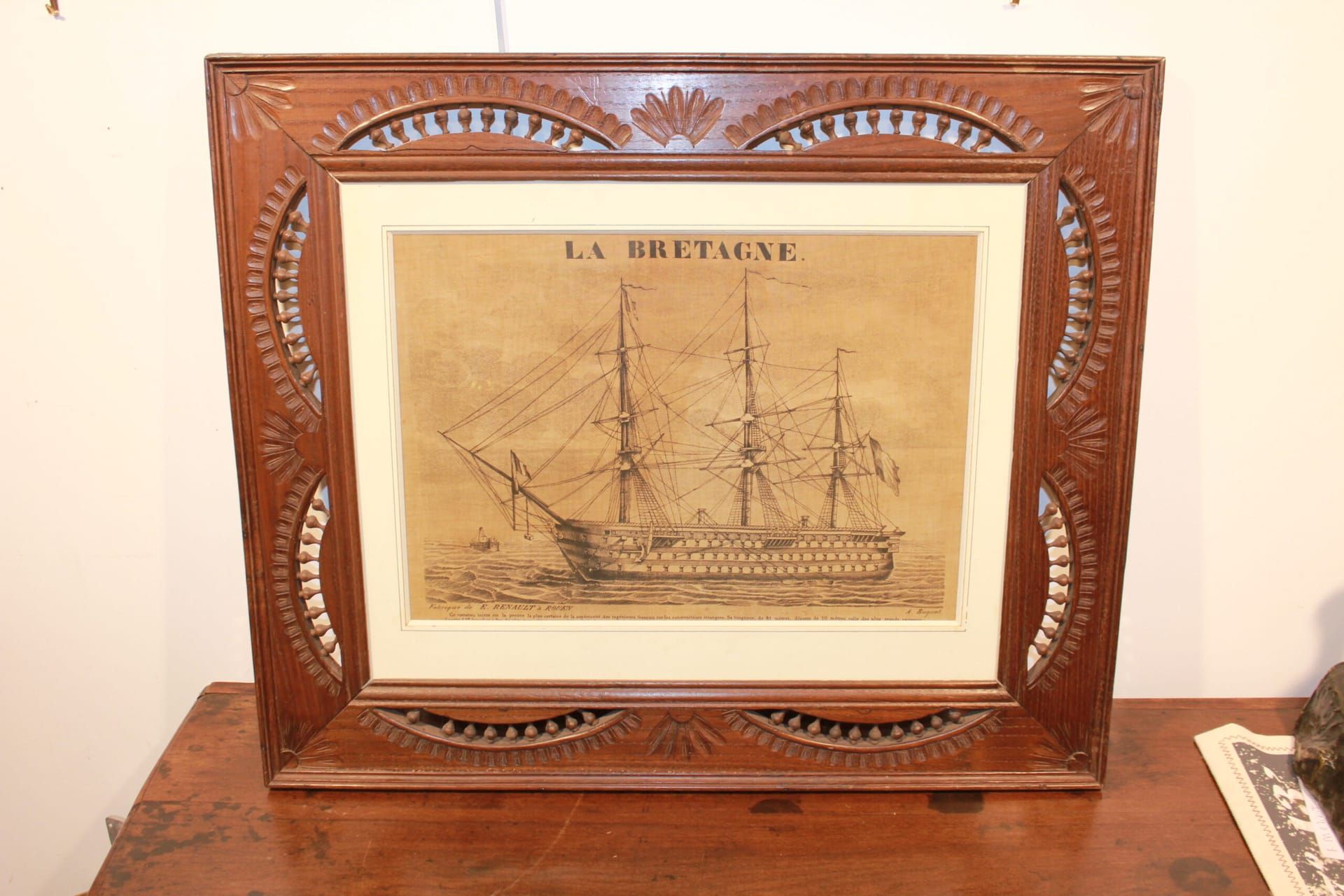 Gravure fin XIXe A. Buquet