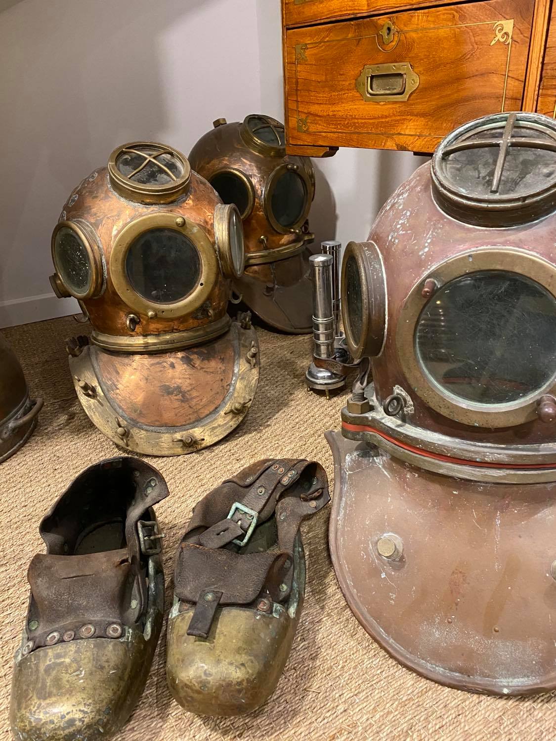 Scaphandrier Piel et Charles Petit